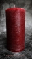 Mobile Preview: Hexenshop Dark Phönix Durchgefärbte Altarstumpenkerze Rot ø 90 x 180 mm